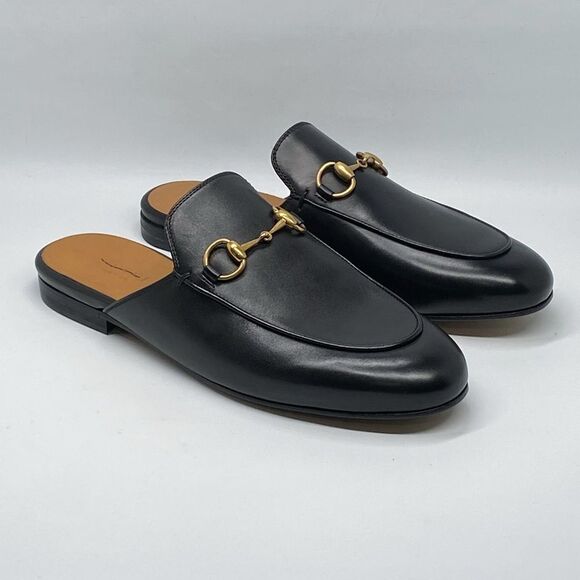 Gucci Princetown Leather Mules - Picture 7 of 14